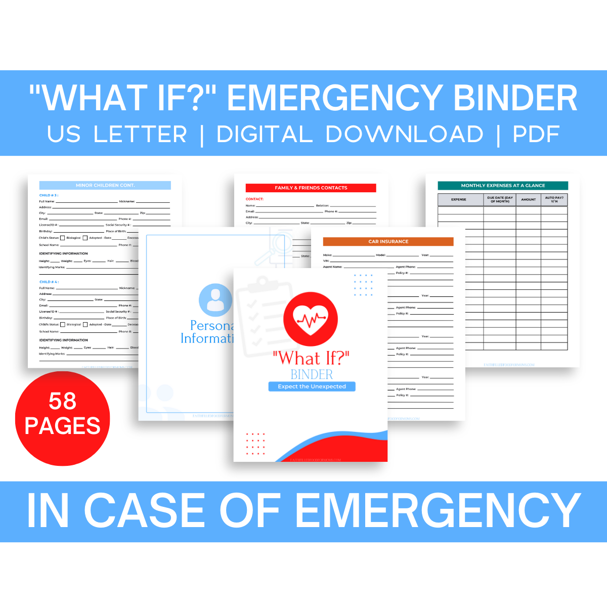 What If Emergency Preparedness Bundle