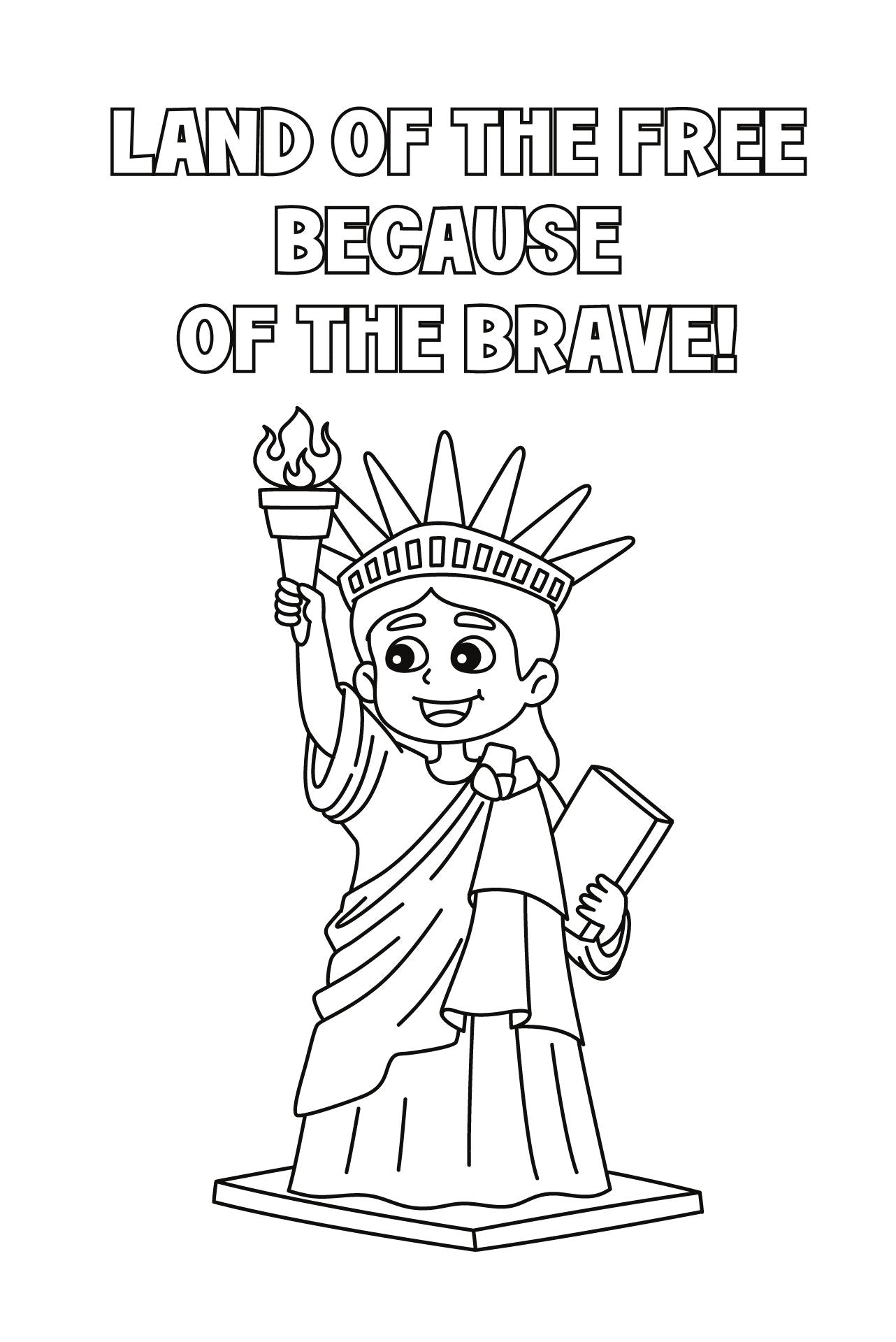 4th of July Bingo and Coloring Pages