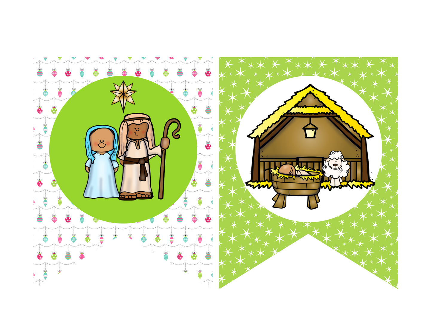 Happy Birthday Jesus Party Banner