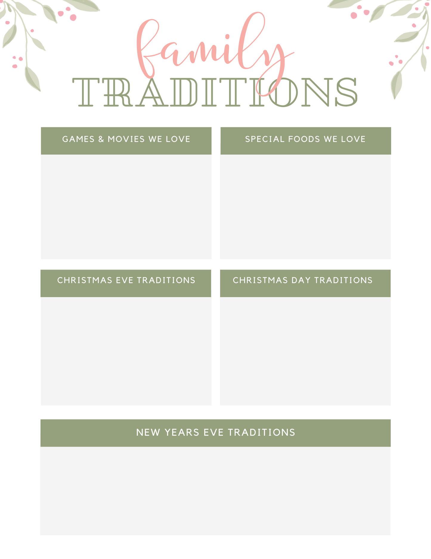 Beautiful Printable Christmas Planner 2023