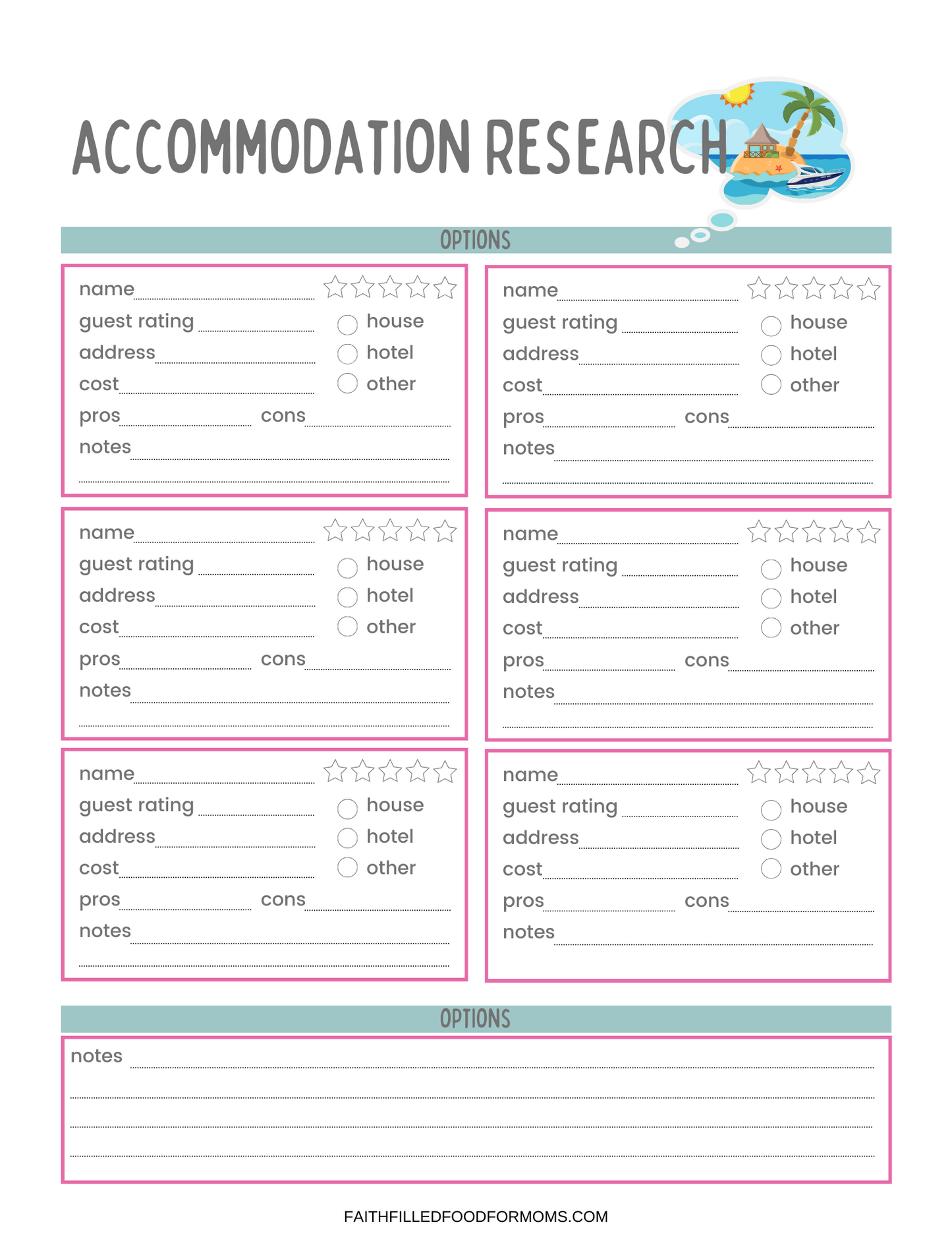 Travel Planner for the Perfect Vacay!