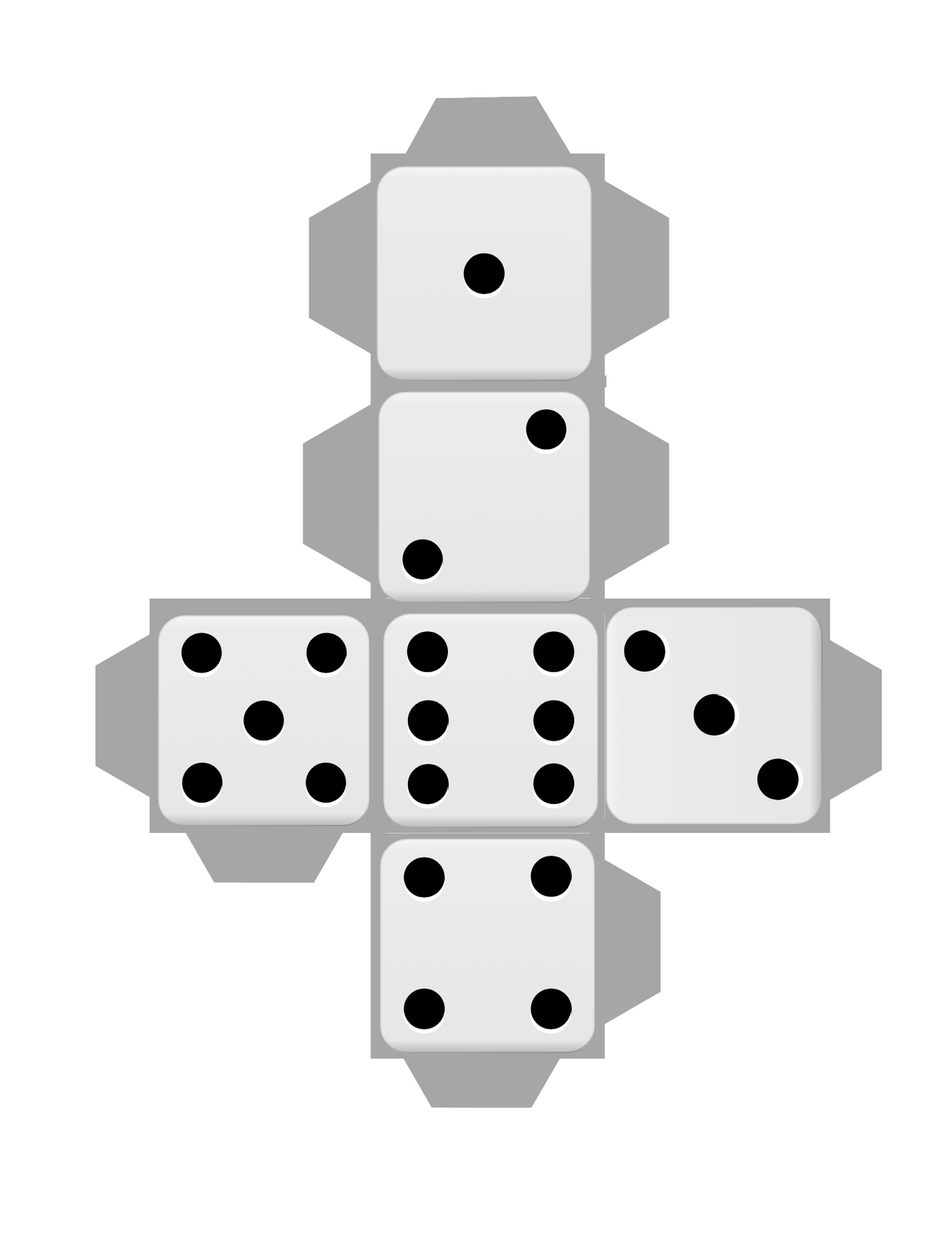 Christmas Roll and Color Dice Game for Kids