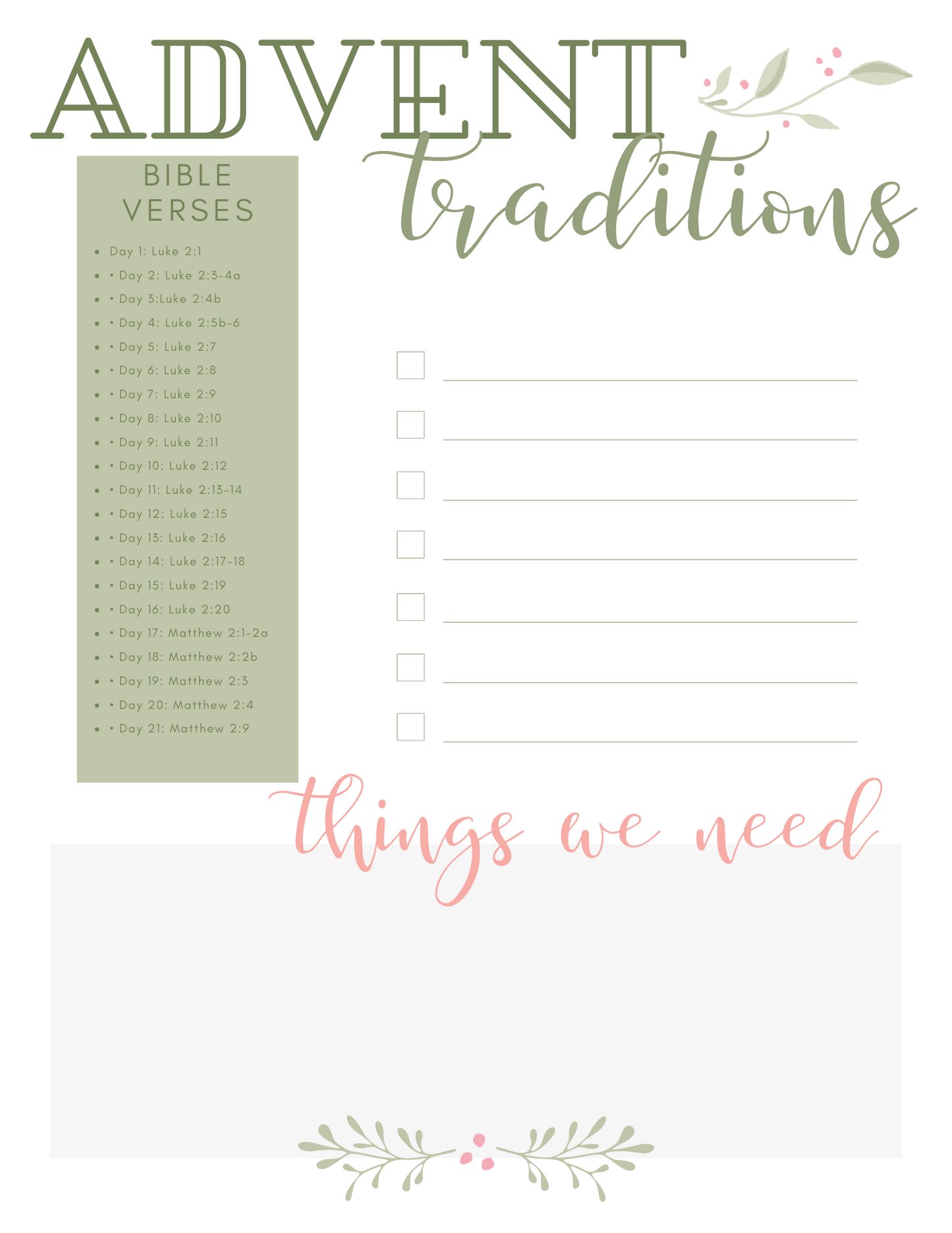 Beautiful Printable Christmas Planner 2023