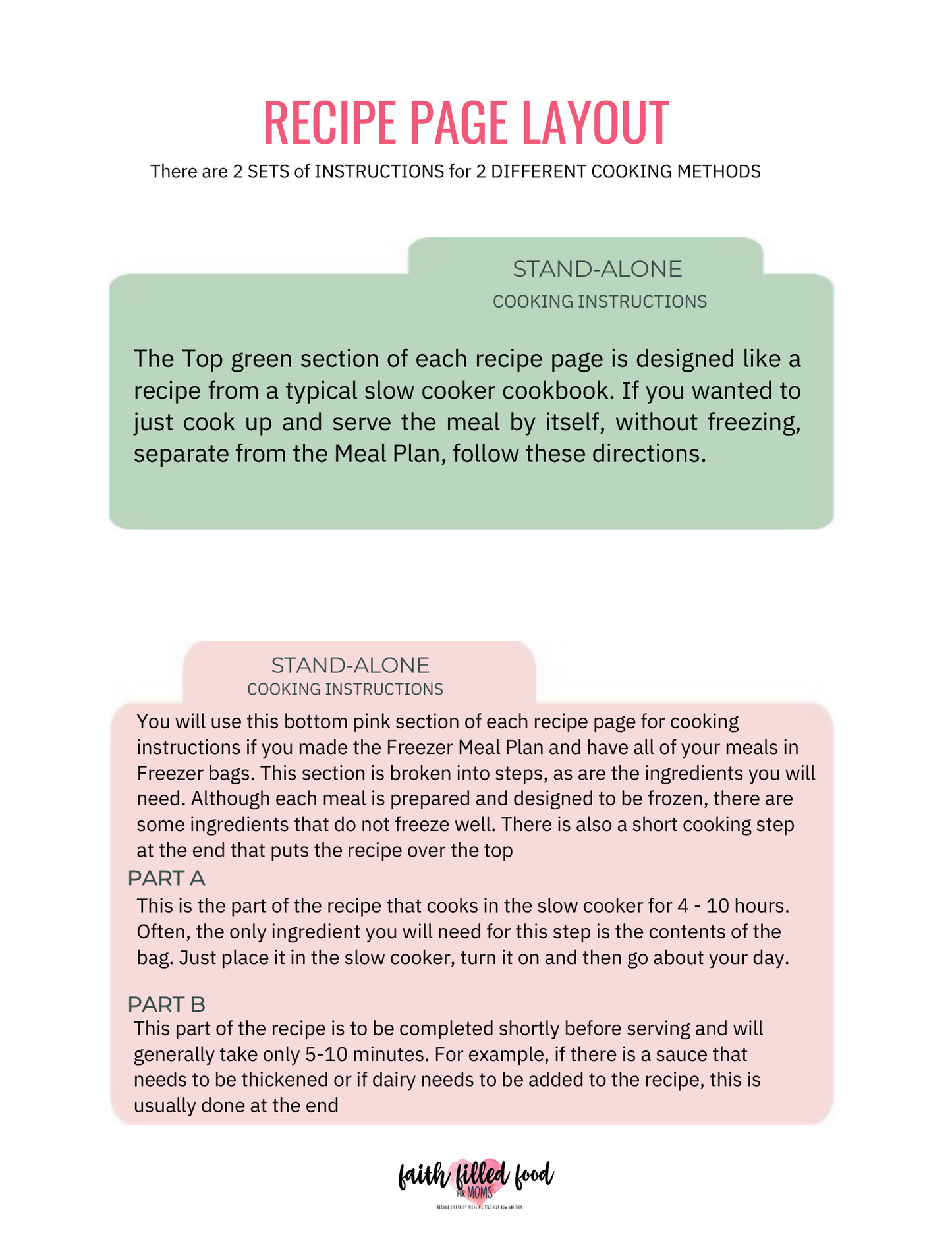 Easy Slow Cooker Meal Plan Faith Filled Printables