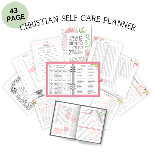 Christian Self Care Planner for Women