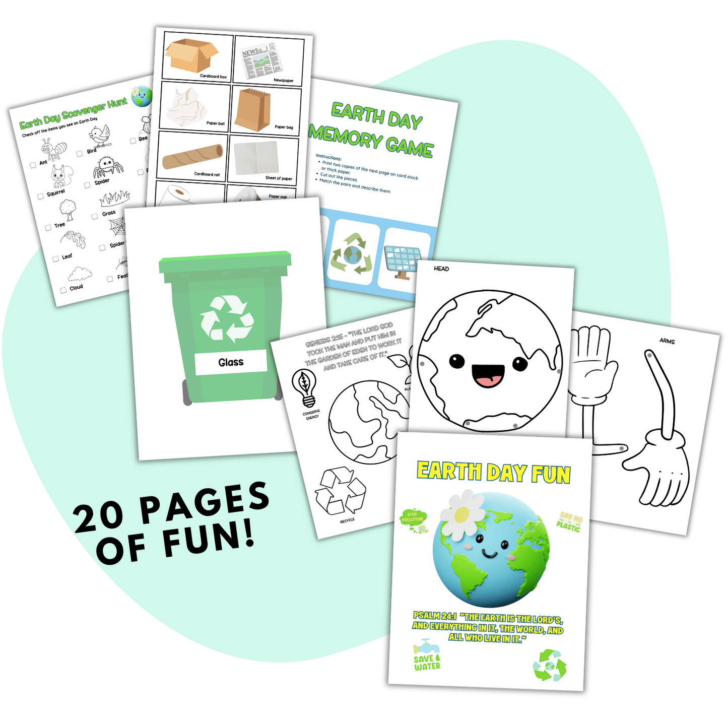 FUN Earth Day Printable Pack