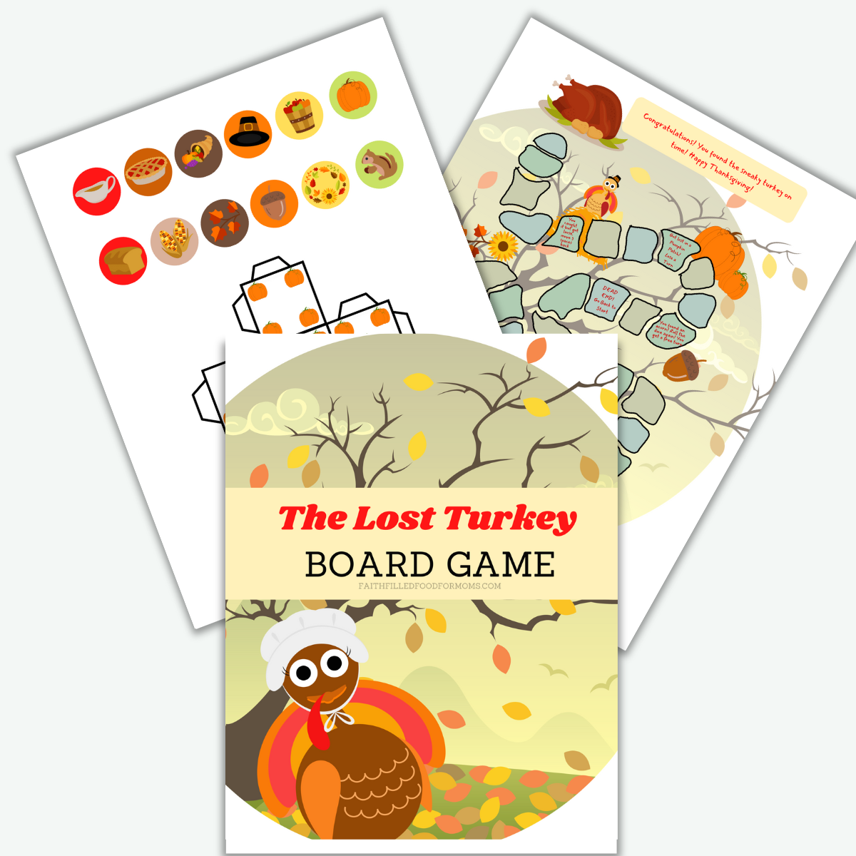 Find the Lost Turkey Game Faith Filled Printables