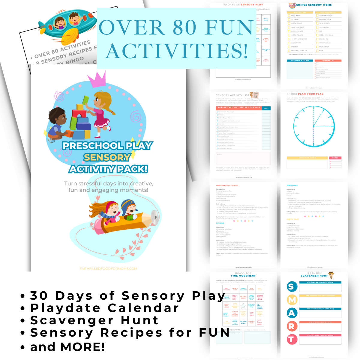 Preschool Play Sensory Activity Pack