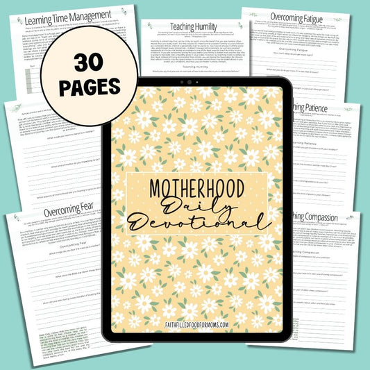 Daily Devotional for Moms to Grow in Faith and Motherhood