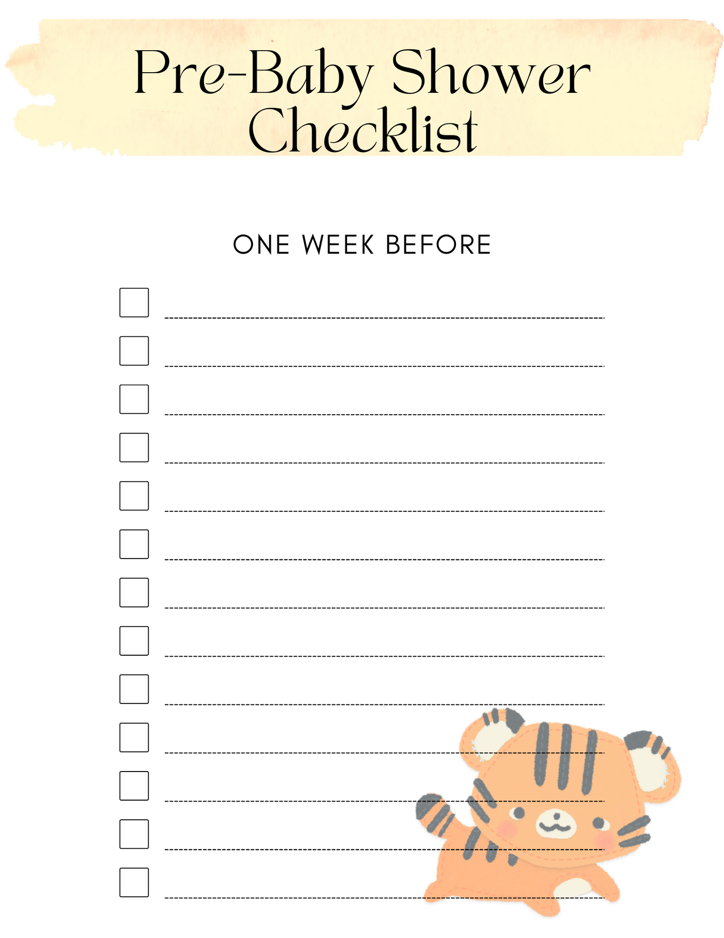 Ultimate Baby Shower Planner