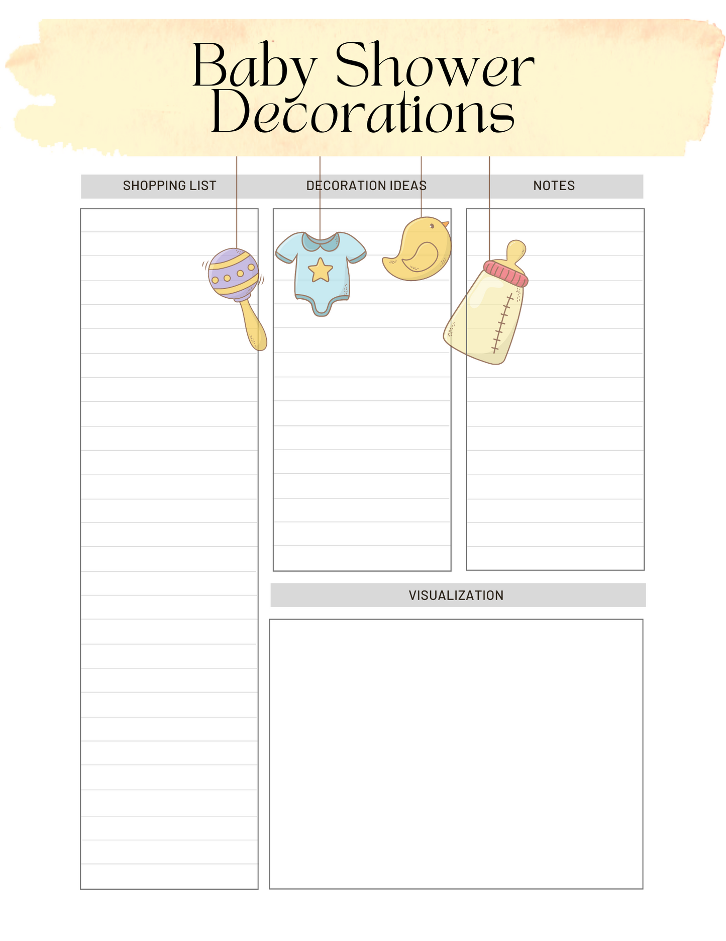 Ultimate Baby Shower Planner