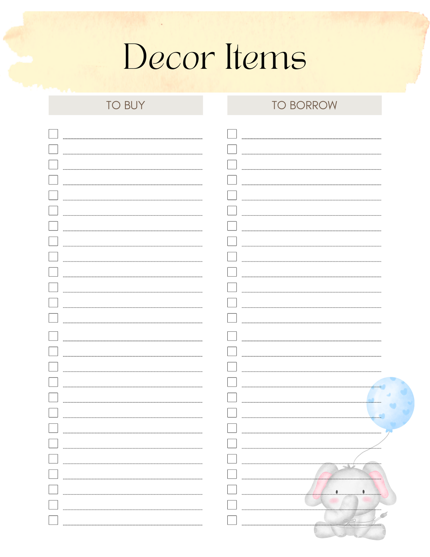 Ultimate Baby Shower Planner