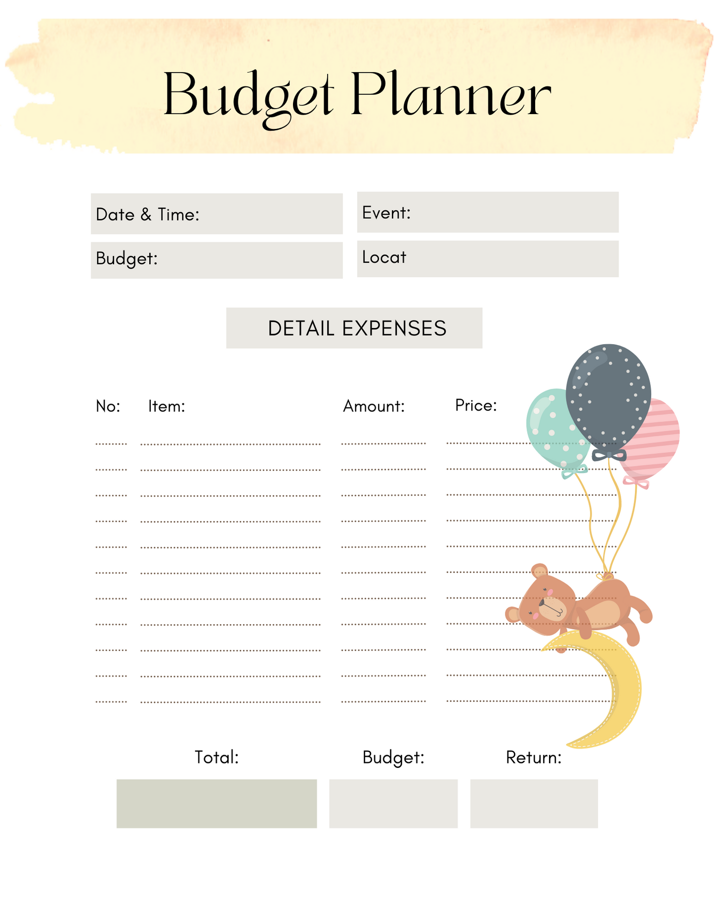 Ultimate Baby Shower Planner