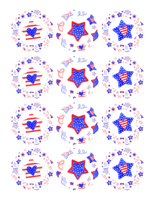 4th of July Decor Printable Party Pack Faith Filled Printables