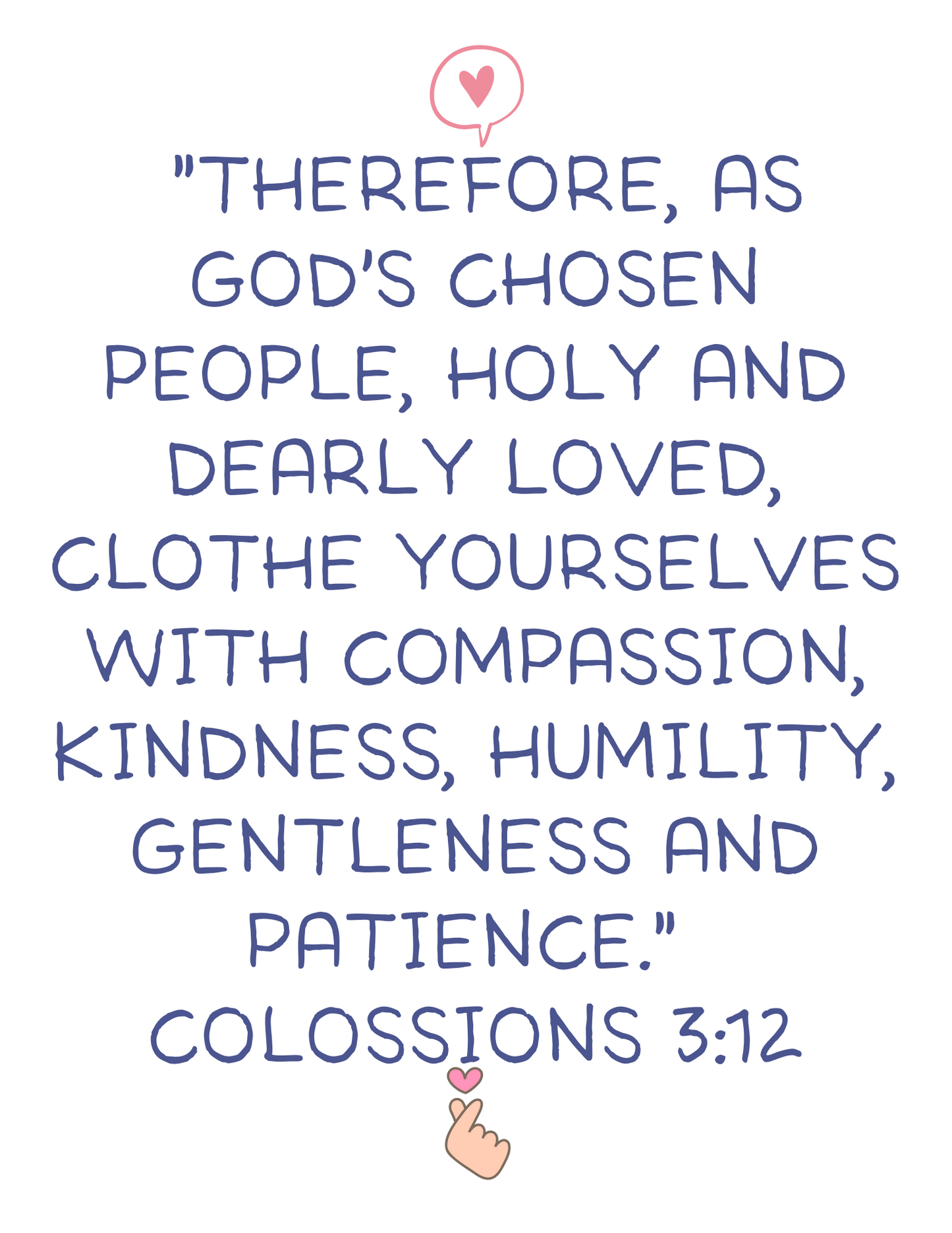 Kindness Bingo with Bible Verse Printable Faith Filled Printables