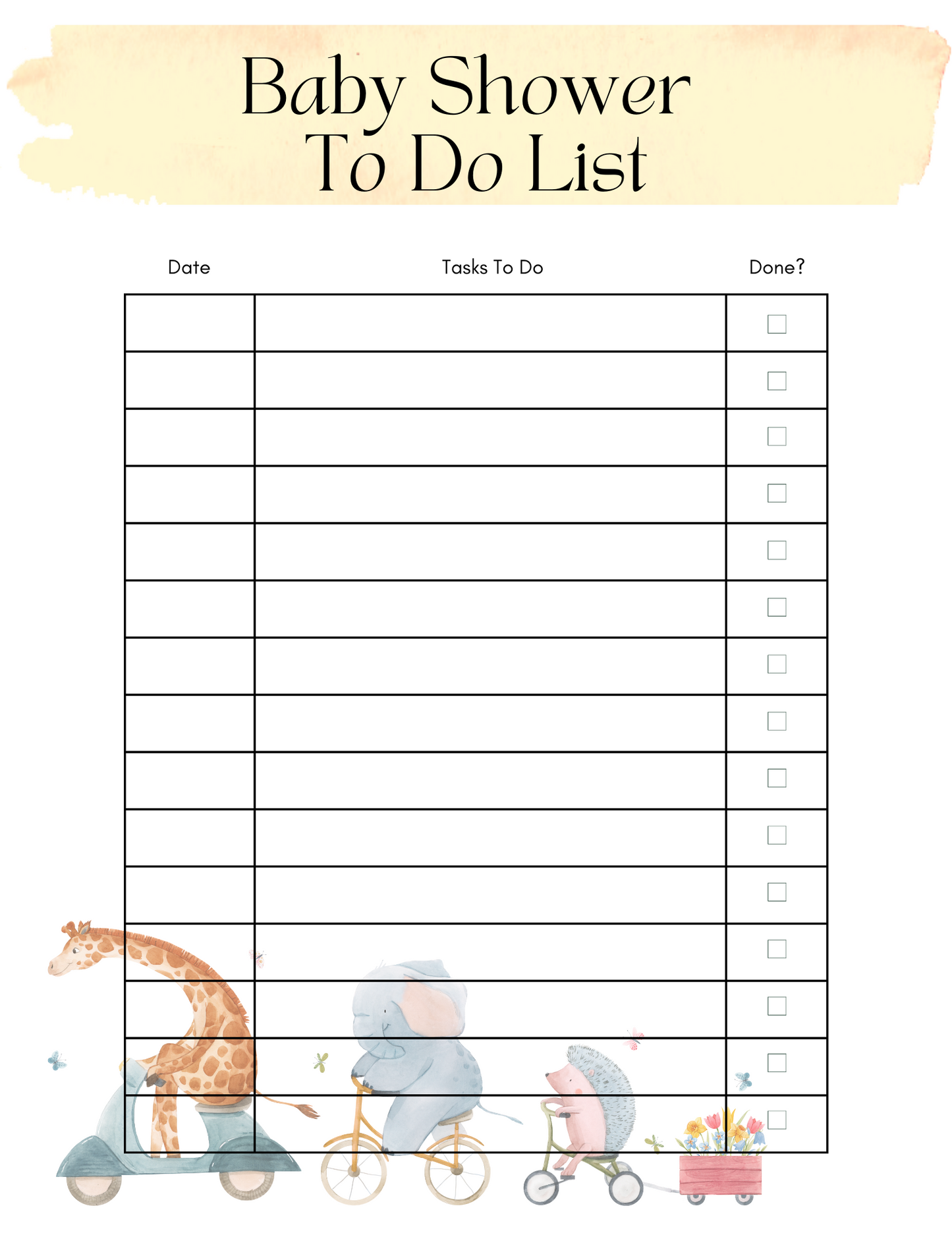 Ultimate Baby Shower Planner