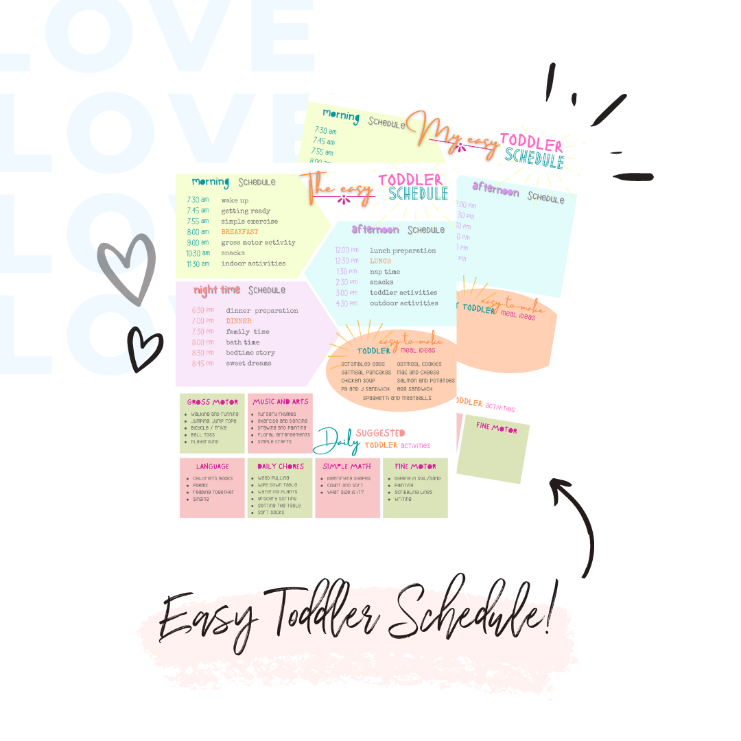 Toddler Schedule with Daily Fun Ideas & Activities