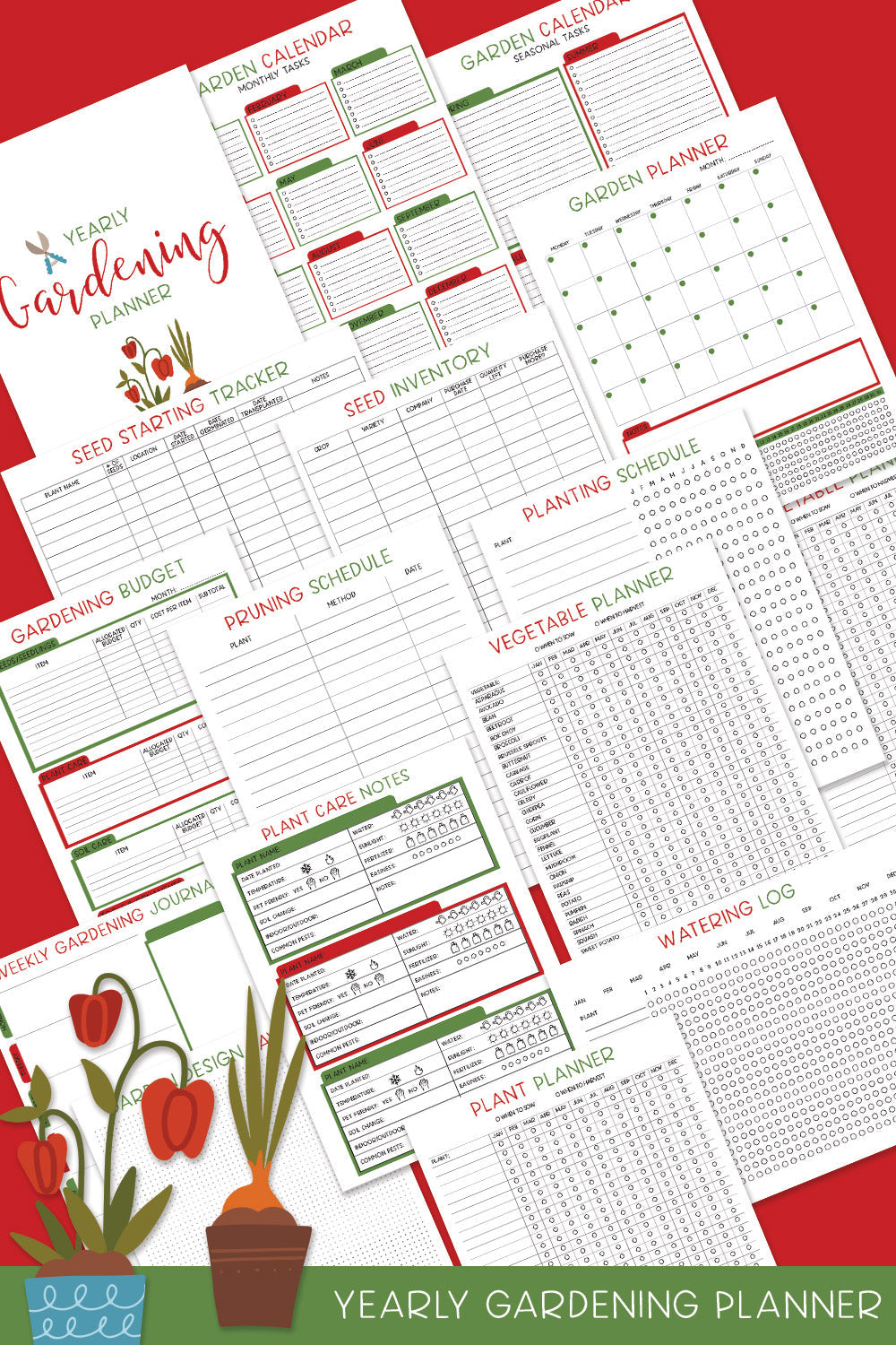 Ultimate Printable Garden Planner Faith Filled Printables