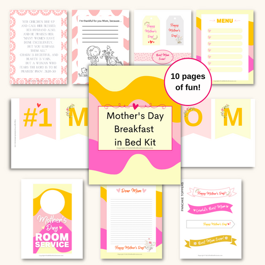 Mother's Day Breakfast in Bed Printable Kit