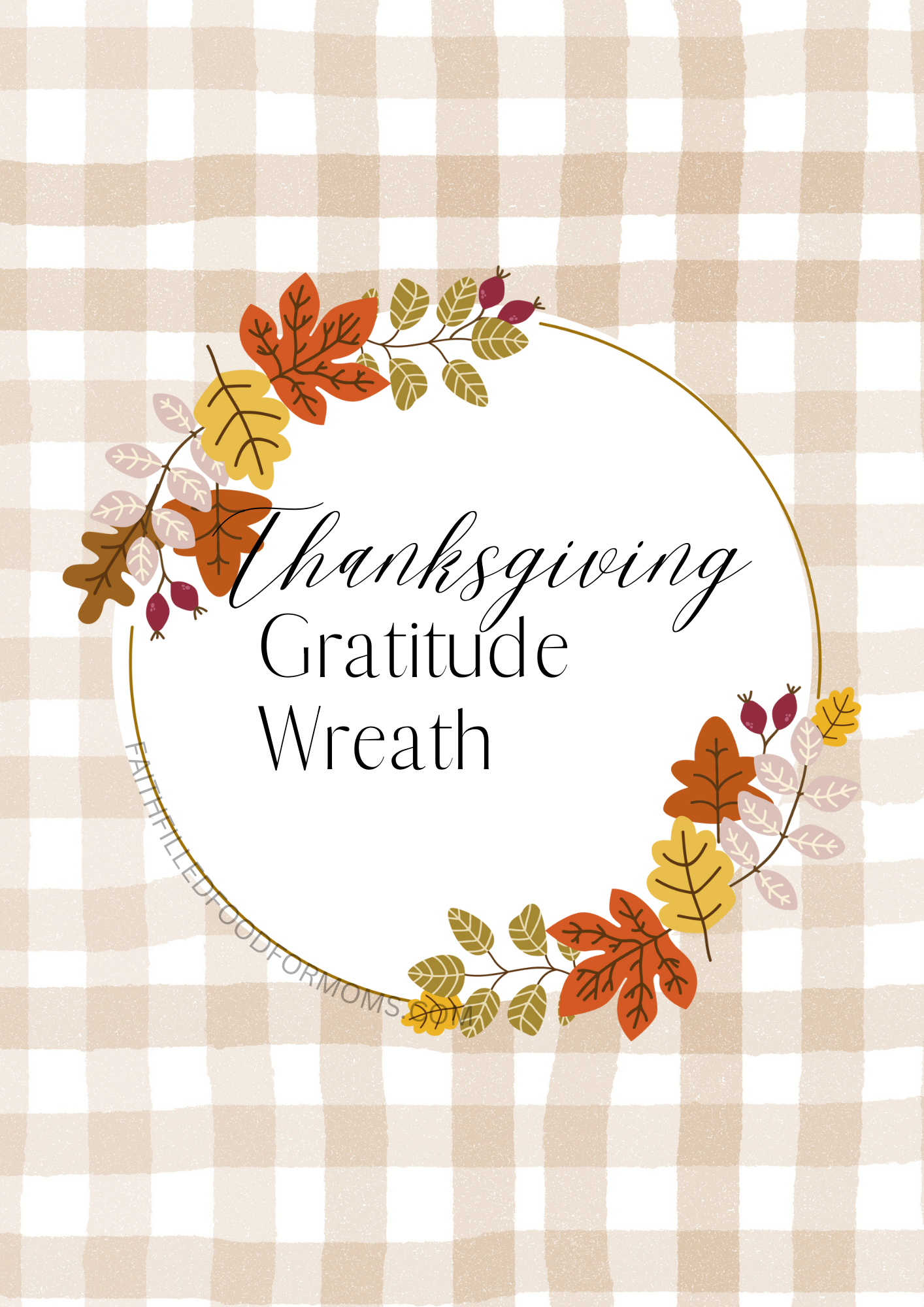 Thanksgiving Gratitude Wreath