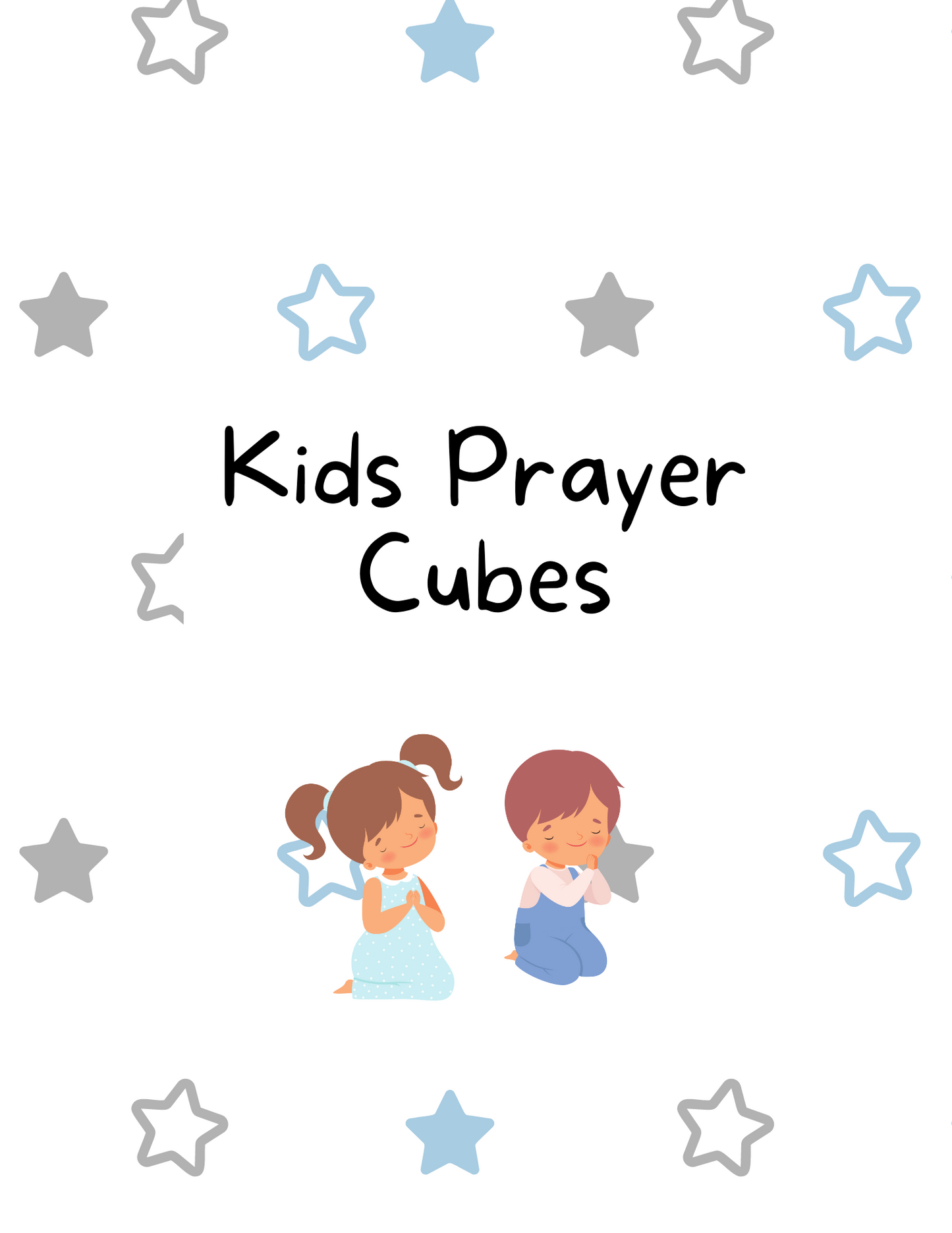 Kids Prayer Cubes