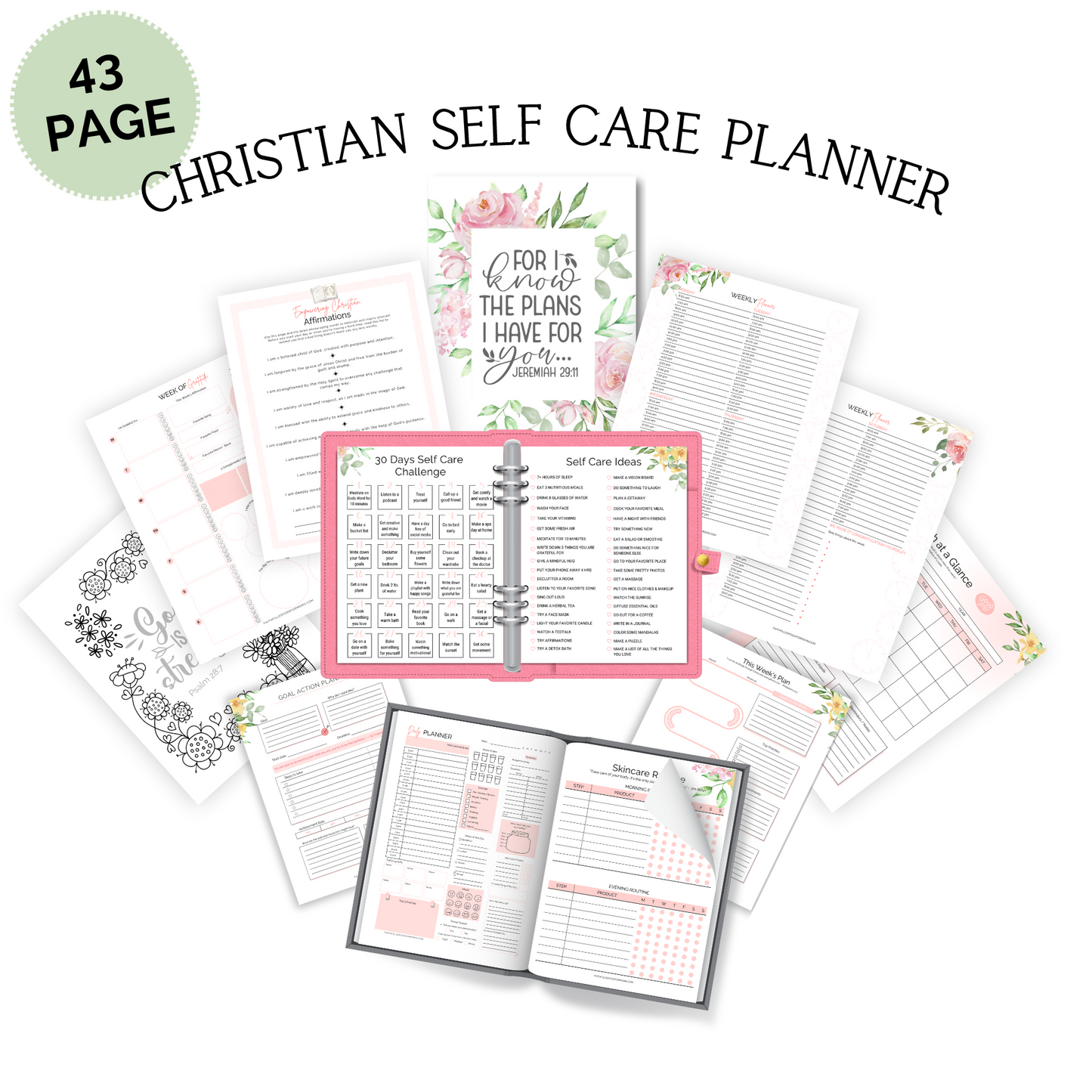 Christian Self Care Planner for Women