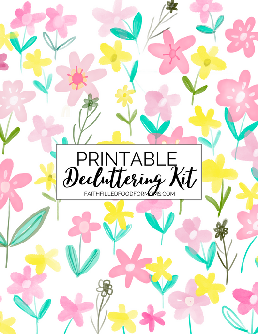 Mini Decluttering Kit Faith Filled Printables