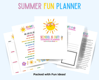 Cute Summer Fun Planner