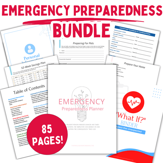 What If Emergency Preparedness Bundle