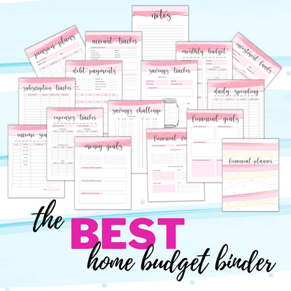 Absolute BEST Home Budget Binder