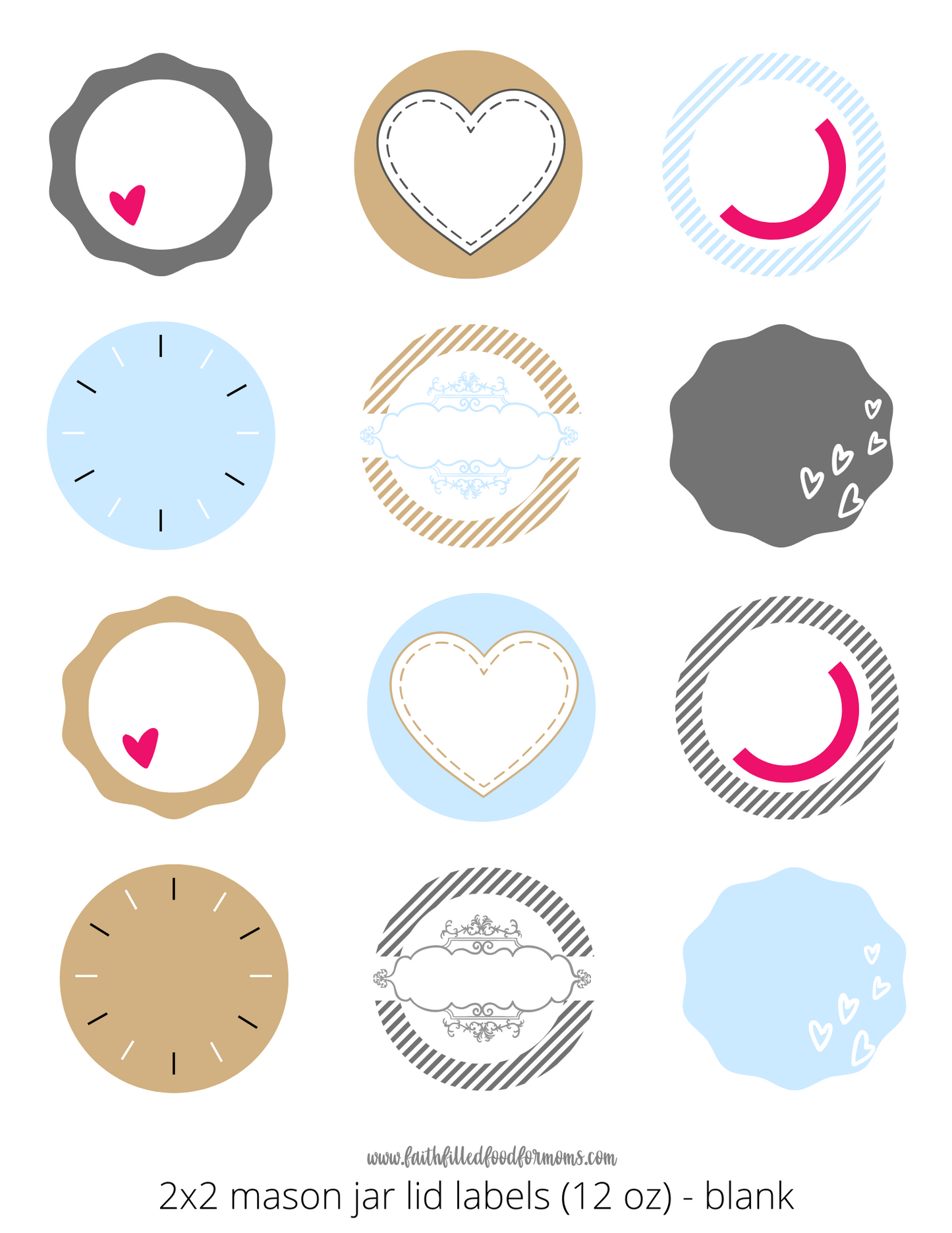 33 Super Cute Mason Jar Labels