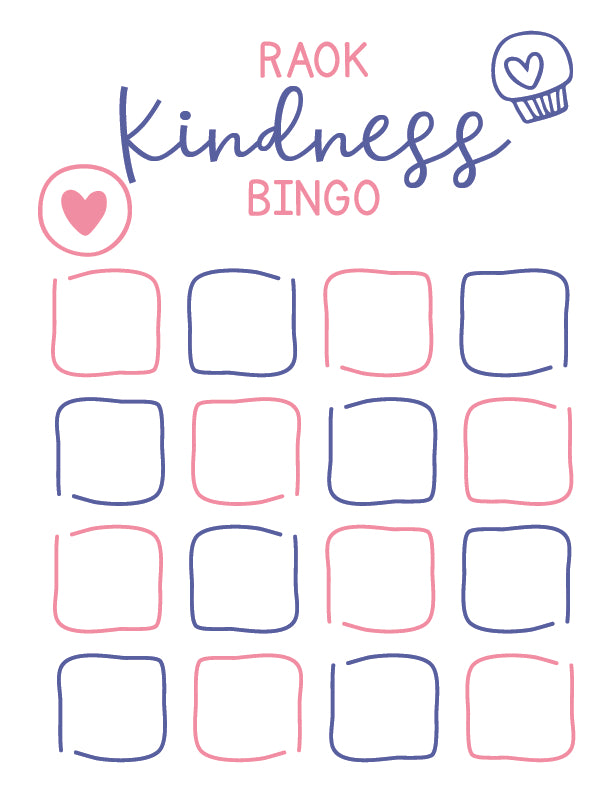 Kindness Bingo with Bible Verse Printable